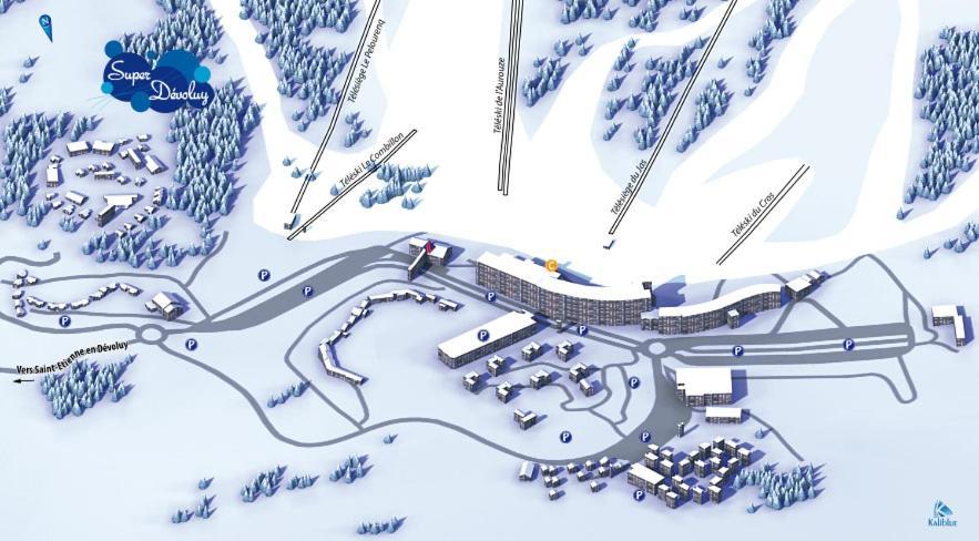 Au Pied Des Pistes Appart 4 Ou 5 Pers Superdevoluy エクステリア 写真